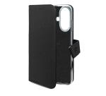 WALLY - Custodia a libro in pelle sintetica con chiusura flap magnetico, slot per carte e funzione stand compatibile con Samsung Galaxy S24 FE/ Galaxy S24 FE Enterprise Edition