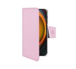 WALLY - Custodia a libro in pelle sintetica con chiusura flap magnetico, slot per carte e funzione stand colore rosa compatibile con Apple iPhone 16 [IPHONE 16 CASES]