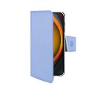 WALLY - Custodia a libro in pelle sintetica con chiusura flap magnetico, slot per carte e funzione stand colore blu compatibile con Apple iPhone 16 [IPHONE 16 CASES]