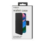 WALLY - Custodia a libro in pelle sintetica con chiusura flap magnetico, slot per carte e funzione stand colore nero compatibile con Google Pixel 10/ Pixel 10 Pro