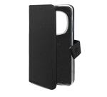 WALLY - Custodia a libro in pelle sintetica con chiusura flap magnetico, slot per carte e funzione stand colore nero compatibile con Xiaomi Redmi Note 15 Pro 5G/ Poco X8 5G