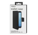 WALLY - Custodia a libro in pelle sintetica con chiusura flap magnetico, slot per carte e funzione stand colore nero compatibile con Xiaomi Redmi Note 15 Pro+ 5G/ Poco M8 Pro 5G