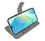 WALLY - Custodia a libro in pelle sintetica con chiusura flap magnetico, slot per carte e funzione stand colore nero compatibile con Galaxy A18 5G/ A18 4G/A17 5G/ A17 4G/ A17 5G EE