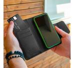 DUOMO - Custodia a libro con chiusura magnetica, slot porta carte colore nero compatibile con gli smartphone fino a 6.5" dimensione display - RECYCLE