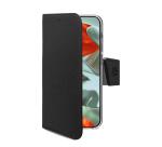 WALLY - Custodia a libro in pelle sintetica con chiusura flap magnetico, slot per carte e funzione stand colore nero compatibile con Google Pixel 9 Pro XL