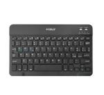 UNIFOLIOTAB11 - Custodia universale a libro magnetica di colore nero con Tastiera Wireless compatibile con i Tablet fino a 11"