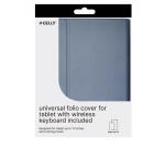 UNIKEYBTAB - 9" - 11" Universal Tablet folio cover+Wireless Keyboard