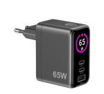 TCSCREEN2C1A65W - 65W GaN Wall Charger with integrated Screen G