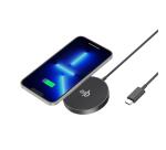 MAGCHARGEPROQI2 - Basetta di ricarica Magsafe con cavo USB-C integrato, potenza massima 15 Watt, Tecnologia Qi2