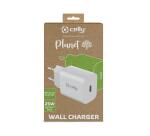 GRSTC1USBC25WWH - Wall charger up to 25W made with 100% recycled plastic [PLANET COLLECTION]