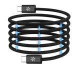 USBCUSBCMAG1M - Cavo USB-C a USB-C, dotato di sistema magnetico anti-groviglio, potenza massima 0 Watt, lunghezza cavo 1 metro [POWER DELIVERY]
