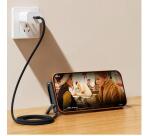 USBCGAM240W - Cavo USB-C a USB-C, potenza massima 240 Watt, funzione Supporto per Smartphone, magneti integrati all'interno cavo, Power delivery
