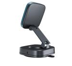 GHOSTSUPMAGSCCH - Supporto universale magnetico da auto, compatibile con la tecnologia Magsafe, rotazione 360°, ricarica via cavo, potenza 15 Watt