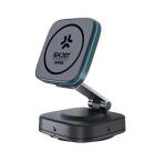 GHOSTSUPMAGSCCH - Supporto universale magnetico da auto, compatibile con la tecnologia Magsafe, rotazione 360°, ricarica via cavo, potenza 15 Watt