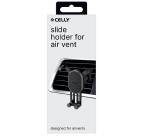 SLIDEHOLDER - Supporto universale meccanico da auto, utilizzo bocchette di aereazione, blocco automatico, impugnatura ad uncino, compatibile fino a 7"