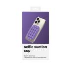 FIXSQUARE- Ventosa d applicare sul retro dello smartphone, utilizzo video e selfie, materiale silicone, tenuta forte, forma quadrata