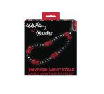 KEITH HARING - Laccio da polo lunghezza laccio 45 cm con badge trasparente universale per smartphone [KEITH HARING COLLECTION]