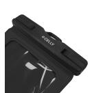 SPLASHBAG25 - Custodia impermeabile per smartphone fino a 7", design trasparente, chiusura ermetica, laccio a collo incluso