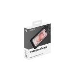 SPLASHBAG25 - Custodia impermeabile per smartphone fino a 7", design trasparente, chiusura ermetica, laccio a collo incluso
