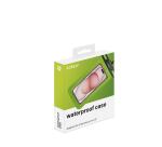 SPLASHBAG25 - Custodia impermeabile per smartphone fino a 7", design trasparente, chiusura ermetica, laccio a collo incluso