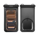 SPLASHBAGFL - Custodia impermeabile galleggiante per smartphone fino a 7.2", design trasparente, chiusura ermetica, laccio da collo integrato