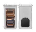 SPLASHBAGFL - Custodia impermeabile galleggiante per smartphone fino a 7.2", design trasparente, chiusura ermetica, laccio da collo integrato