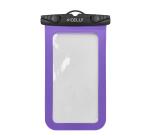 SPLASHBAG26 - Custodia impermeabile per smartphone fino a 7", design trasparente, chiusura ermetica, laccio a collo incluso
