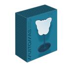 =>>MM MIRROR BUTTERFLY SHAPE BLUE