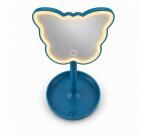 =>>MM MIRROR BUTTERFLY SHAPE BLUE