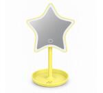 =>>MM MIRROR STAR SHAPE YELLOW