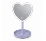 =>>MM MIRROR HEART SHAPE VIOLET