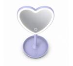 =>>MM MIRROR HEART SHAPE VIOLET