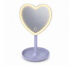 =>>MM MIRROR HEART SHAPE VIOLET