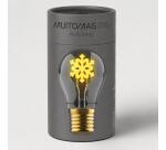 MUITOMAS - Lampada a bulbo a forma di lampadina a tema Natalizio