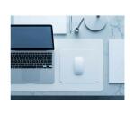 XMICEPAD-W Mouse Pad Poliestere Bianco con base in gomma 23x19 cm