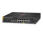 HPE Aruba Networking 6100 12G Class4 PoE 2G/2SFP+ 139W Managed L3 Gigabit Ethernet (10/100/1000) Power over Ethernet (PoE) 1U Black