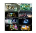 65 E89S MINI LED 4K ULTRA HD SMART VIDAA REFRESH RATE 144HZ