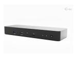 DOCK THUNDERBOLT 4 Doppio display (2xDP, 1xTB4) +5xUSB+ Power Delivery da 90 W con alimentatore