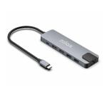 NILOX TECH - Docking station con porta USB-C, 2 porte HDMI 4K, 4 porte USB, RJ45, USB-C potenza massima 100 Watt