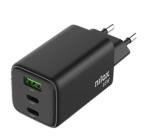 Caricabatterie UNIVERSALE GAN 65W a 3 porte e cavo USB-C a USB-C da 2 metri