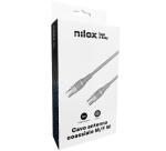 NILOX TECH - Cavo di congiunzione Video Antenna con connettore 9.5 mm a connettore 9.5 mm, maschio a femmina, lunghezza cavo 2 mt, adattatore Maschio–Maschio incluso (Retail pack)