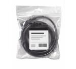 NILOX TECH - Cavo antenna coassiale con connettore RCA a connettore RCA, maschio a femmina W, lunghezza cavo 5 mt