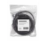 NILOX TECH - Adattatore coassiale con connettore RCA a connettore RCA, maschio a maschio, lunghezza cavo 0.3 mt