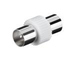 NILOX TECH - Adattatore coassiale con connettore RCA a connettore RCA, maschio a maschio, lunghezza cavo 0.3 mt