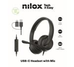 Headphone ENC with USB-C and adapter USB-A