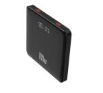 NILOX TECH - Powerbank slim, potenza massima 100 Watt. display LED integrato, 4 porte USB, 2 porte USB-C, 2 porte USB-A, capacità 20.000 mAh