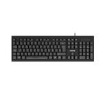 NILOX TECH - Tastiera con connessione USB-A, lunghezza cavo 1.5 mt, 105 tasti, layout italiano, tasti con trattamento laser anti usura