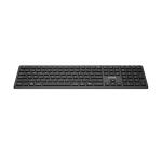 NILOX TECH - Tastiera connessione wireless DUAL (BT 5.2 e Dongle 2.4GHZ), ricaricabile tramite porta USB-C, cavo incluso, 110 tasti, layout italiano, connessione simultanea