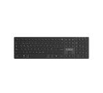 NILOX TECH - Tastiera connessione wireless DUAL (BT 5.2 e Dongle 2.4GHZ), ricaricabile tramite porta USB-C, cavo incluso, 110 tasti, layout italiano, connessione simultanea