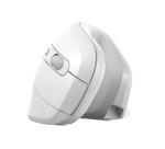NILOX TECH - Mouse Verticale, connessione wireless con dongle 2.4 Ghz, 3200DPI, 6 tasti con silent click, funziona con pile AA(non incluse)
